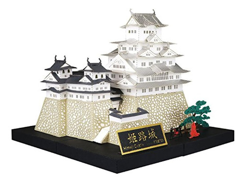 Conjunto De Construcción De Papel Nano Himeji Castle Deluxe