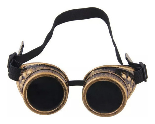 Estilo Steampunk Antiguo Entes Redondos Lentes