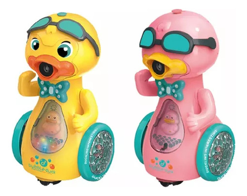 Bubble Duck Infantil Pato Solta Bolhas Anda, Luzes E Música