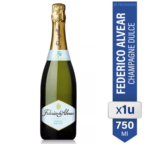 Champagne Espumante Federico Alvear Dulce 750ml 01almacen 