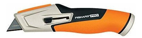 Fiskars 770020-1001 Pro Utility Knife, Retráctil, Naranja/n
