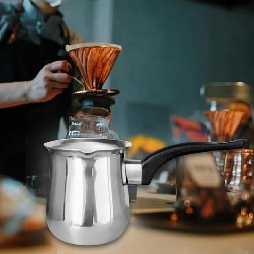 Cafetería Tetera De Acero Inoxidable Con Mango Cafetera