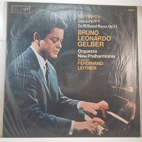 Beethoven Concierto 5 Op73 Vinilo Ex Leitner Bruno Gelber
