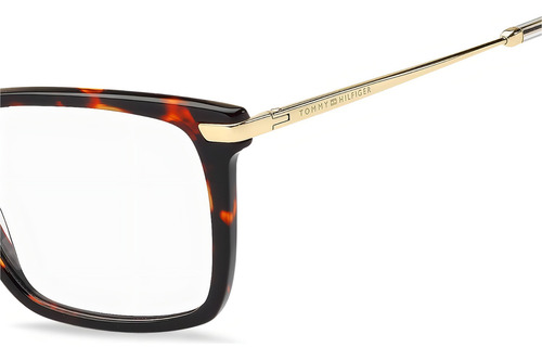 Lentes Tommy Hilfiger Th1822 0uc Havana Rojo Oftalmico Color Havana Rojo 0uc