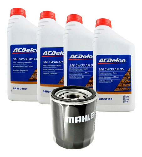 Imagem 1 de 1 de Kit Filtro + Troca Óleo 5w30 Sn Hyundai I30 2.0 16v 2010