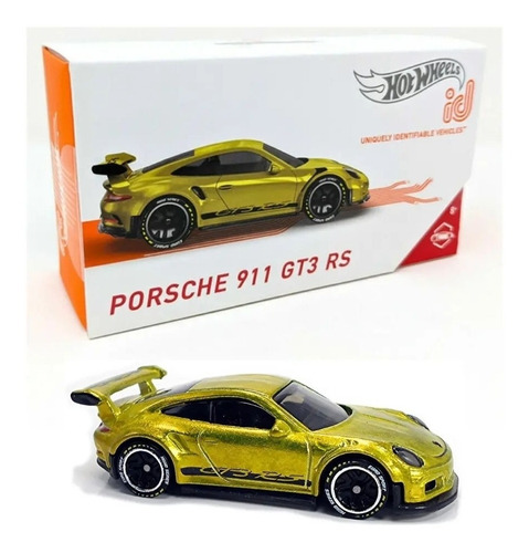 Porsche 911 Gt3 Rs Hot Wheels Id Pintura Spectraflame 