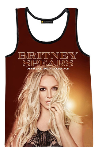 Chaleco Casual Estampado 3d Britney Spears