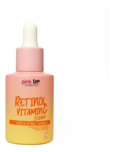 Pink Up Sérum Retinol Vitamina C 30 Ml Todo Tipo Piel
