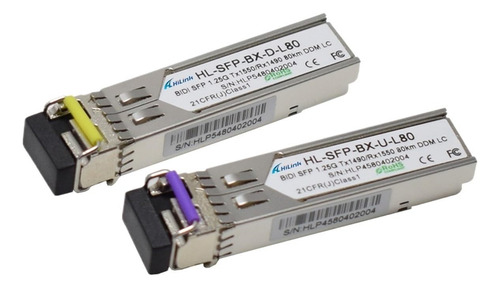 Transceptor Bidi Sfp Enchufable Lc Tamaño Par