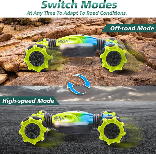 Imagen 5 de 6 de Carro Control Remoto Acrobático Sensor Movimiento Mano