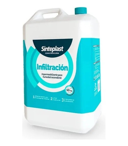 Sinteplast Construccion Infiltración Cimientos 10kg