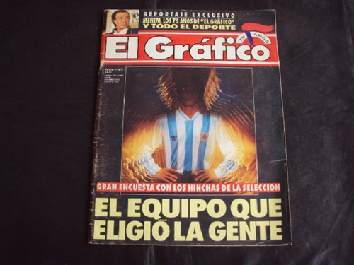 Revista El Grafico # 3875 - Tapa Argentina Gran Encuesta