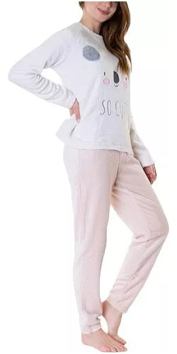 Pijama Mujer Polar Peluche 8562 Baziani