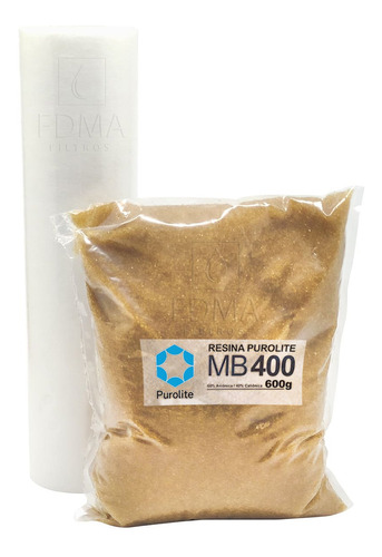 Kit Refil Polipropileno Hydronix + Resina Mista Mb400 600g