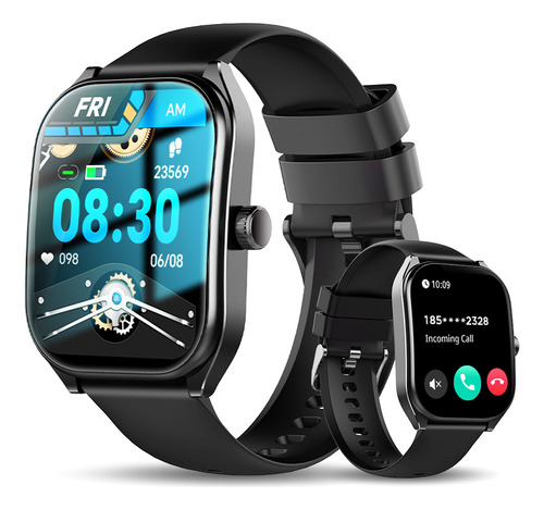 Aolon Smartwatch Reloj Inteligente Curva 2.01'' Bluetooth Llamada Ip68 Pantalla Diy Deportivo Para Hombre Y Mujer
