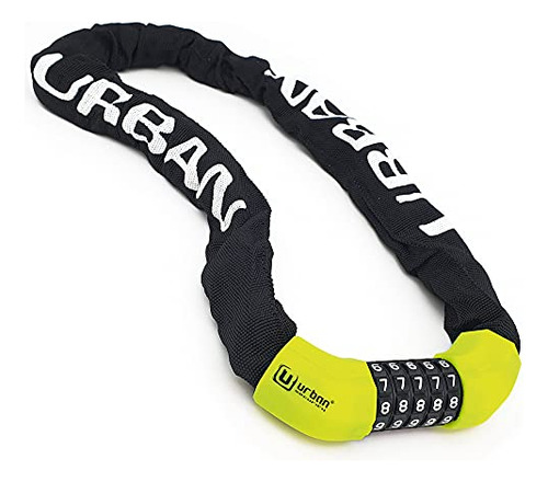 Candado Bicicleta Urban Ur890 - Antirrobo 100cm, 5 Dígitos,