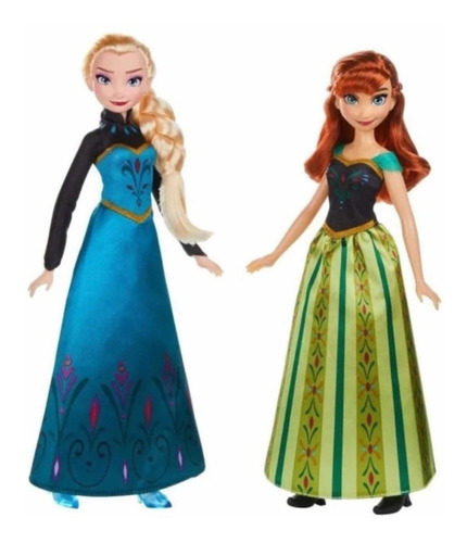 Disney Frozen I I Set Fashion Moda Elsa Y Anna Con Vestuario | Envío gratis