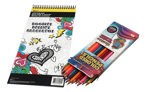 Imagen 1 de 6 de Libro De Colorear Para Adultos Almohadilla Para Colore...