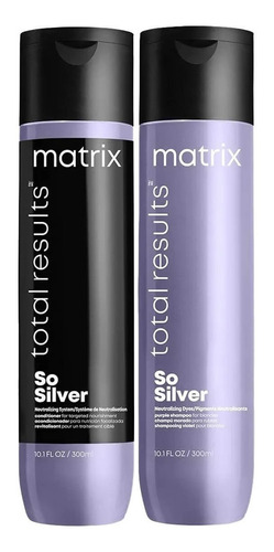 So Silver Matrix Pack Shampoo + Acondicionador Violeta