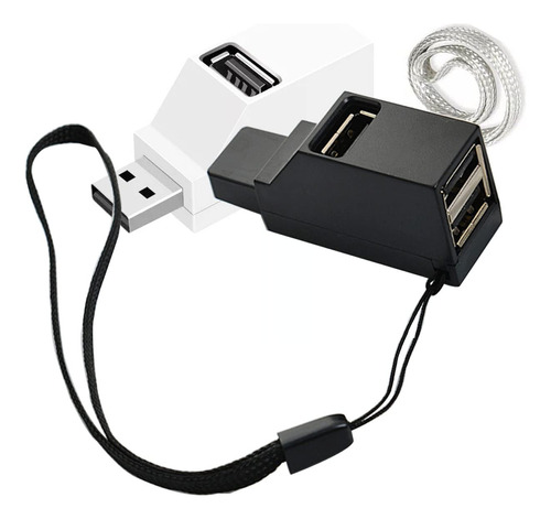 Faoyliye Divisor Usb 2.0 2 Unidad 3 Puerto Hub Alta Portatil