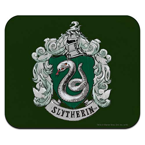 Harry Potter Slytherin Painted Crest Low Profile Thin M...