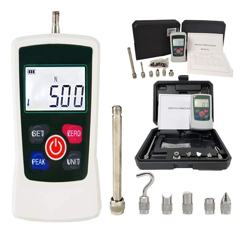 Medidor De Fuerza Digital Push Pull Gauge Tester Con 500n