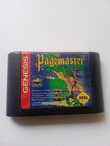 The Pagemastar Fisico Para Sega Génesis Original 