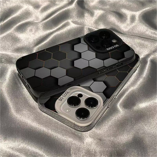 Capa De Celular Com Design De Favo De Mel 3d Para iPhone