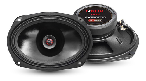 Parlantes Ovalados Okur Os69 De 6x9  125rms 500w By Db Drive