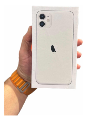 Caixa Vazia Para iPhone 11 - Branco / Preto / Vermelho