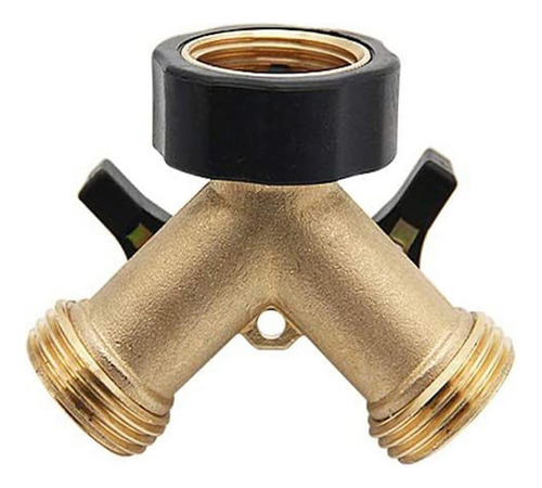 Divisor De Manguera De Jardín, Conector De Cobre Premium
