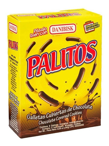 Palitos Chocolate Danibisk Chucheria Y Productos Venezolanos