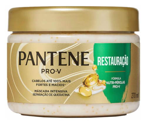 Máscara Capilar Intensiva Restauração Nutri-pérolas Pro-v 270ml Pantene