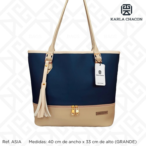 Bolso Dama Carteras Mujer Karla Chacon + Accesorio