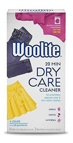Woolite Limpiador En Seco Para Casa, 6 Paños.
