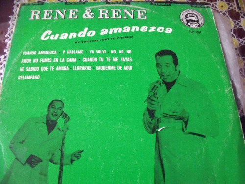 Lp Rene & Rene Cuando Amanezca 