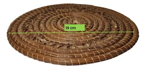 Salvamanteles Base Para Cosas Calientes Hecho De Ocoxal 4 Pz Café Ocoxal