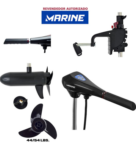 Imagem 2 de 9 de Motor Elétrico Barco Marine Phantom 44lb Propulsor C Display
