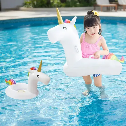 Flotador Inflable Para Piscina De Nave Espacial Con Volante, Balsa De Natacion Multifuncional Para Ninos De 1 A 5 Anos