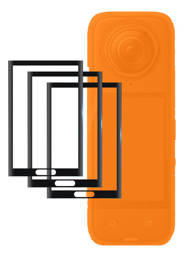 Cristal Templado Protección 3 Piezas Para Insta360 X5 X4