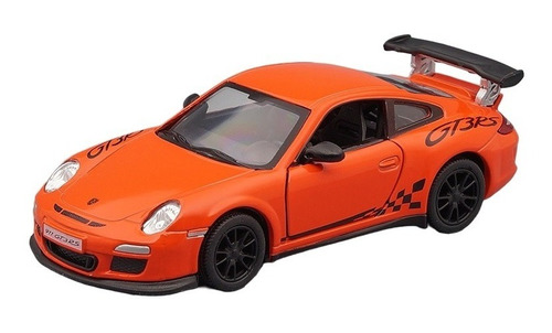 Porsche 911 Gt3 Rs 2010 Escala 1:36 Kinsmart Naranja