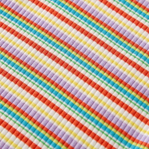 Mameluco De Punto De Verano Para Bebé Con Estampado De Rayas Beige 9-12 M Rayas
