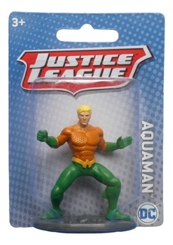 Figura Liga De La Justicia  / Aquaman 6cm.  Mattel