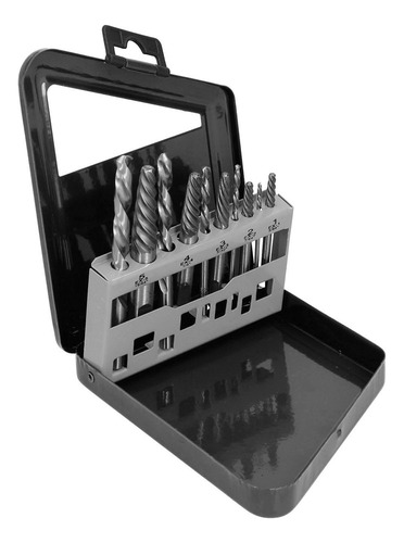 Juego De Brocas Extractoras De Tornillos Para Mano Izquierda