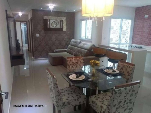 Cobertura À Venda, 92 M² Por R$ 350.000,00 - Vila Pires - Santo André/sp - Co4034