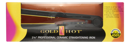 Gold N Hot Gh2145 Plancha Plana De Ceramica Profesional De 2