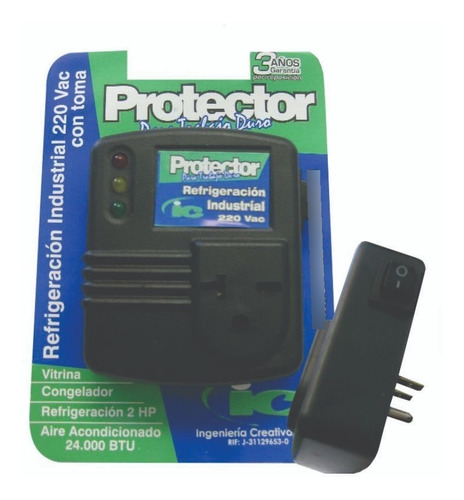 Protector De Voltaje, Aire Acondicionado 220v. Con Toma