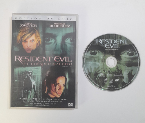 Dvd Video Original Resident Evil El Huésped Maldito
