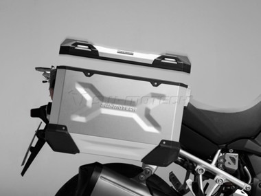 Imagen 3 de 10 de Bmw F850gs Maletas Laterales Y Top Case Sw Motech Trax Adv