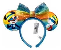 Comprar Orejas Disney Mickey Y Minnie Mouse Verano Disfraz Diadema Azul Acero